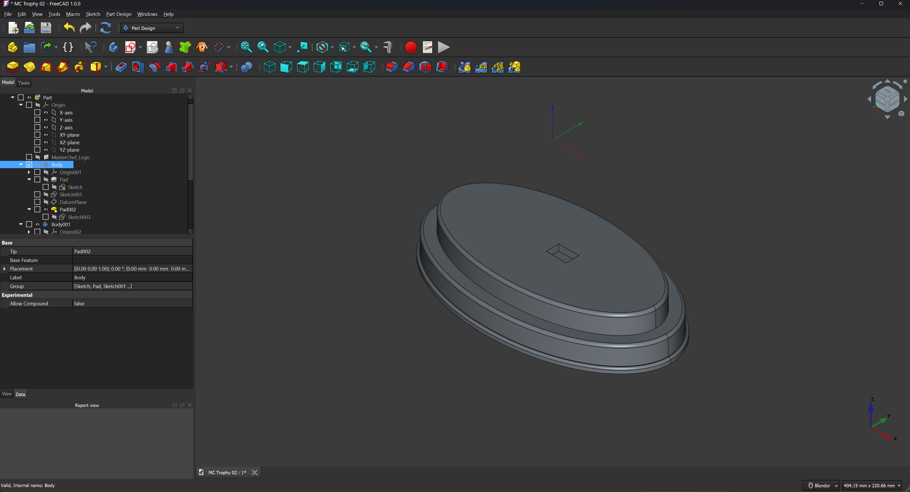 Miniatura 6 do modelo 3D Masterchef Trophy