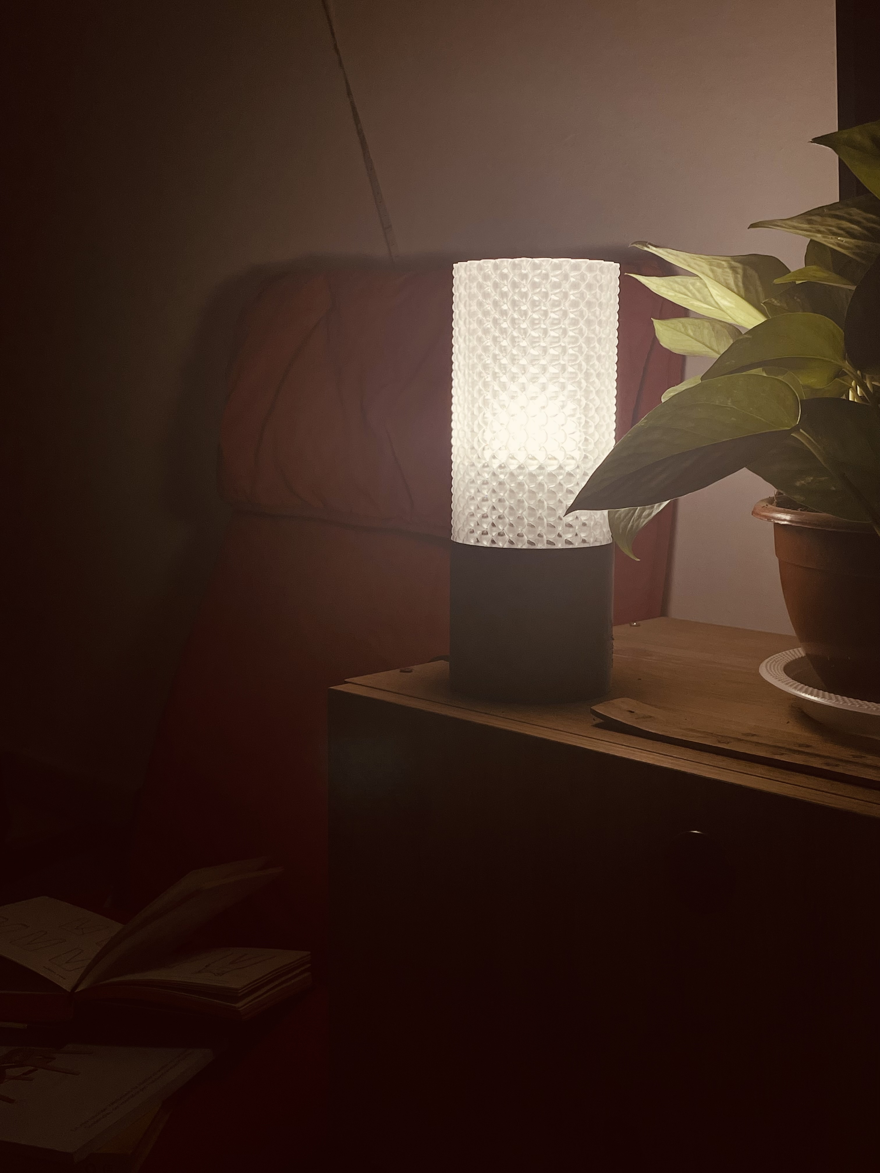 Cloudy Lamp - Elegant Lighting with Vase Mode Shade