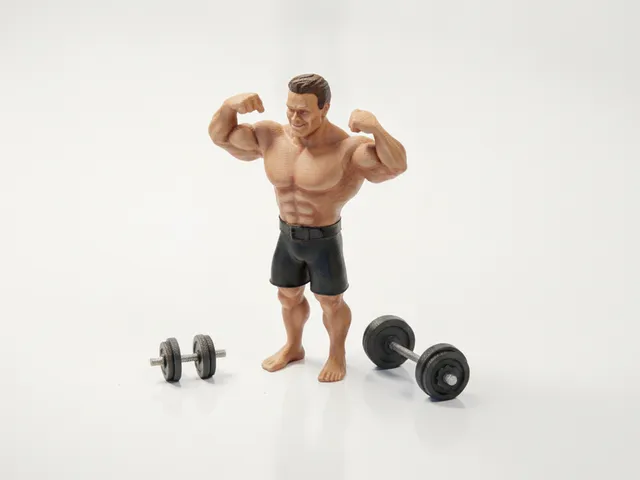 Bodybuilder Figurine Fitness Collectible 3D Printable