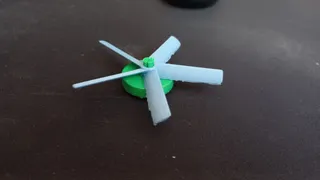 Drone motor and propeller