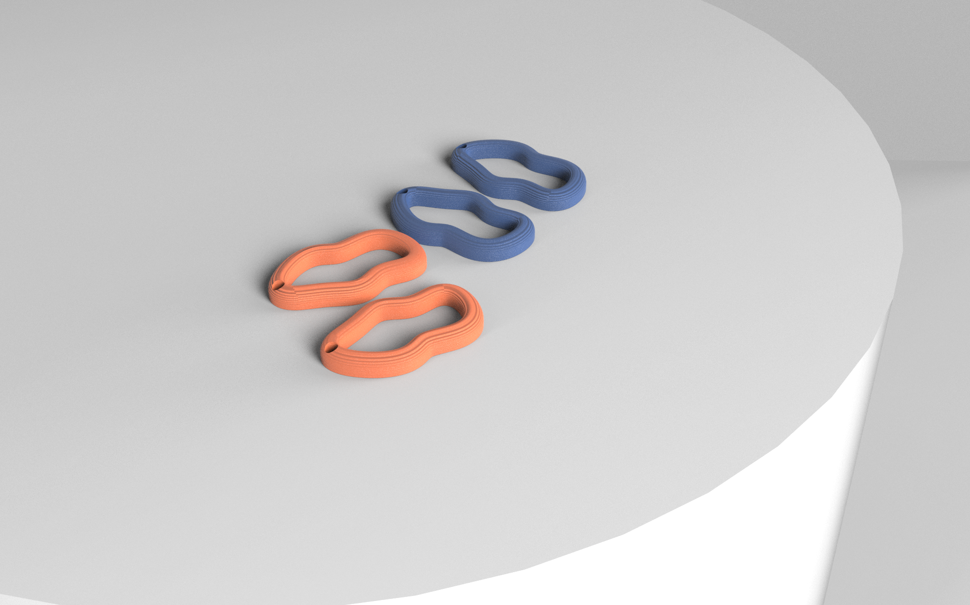 Miniatura 2 do modelo 3D Aros - Pendientes - Earrings