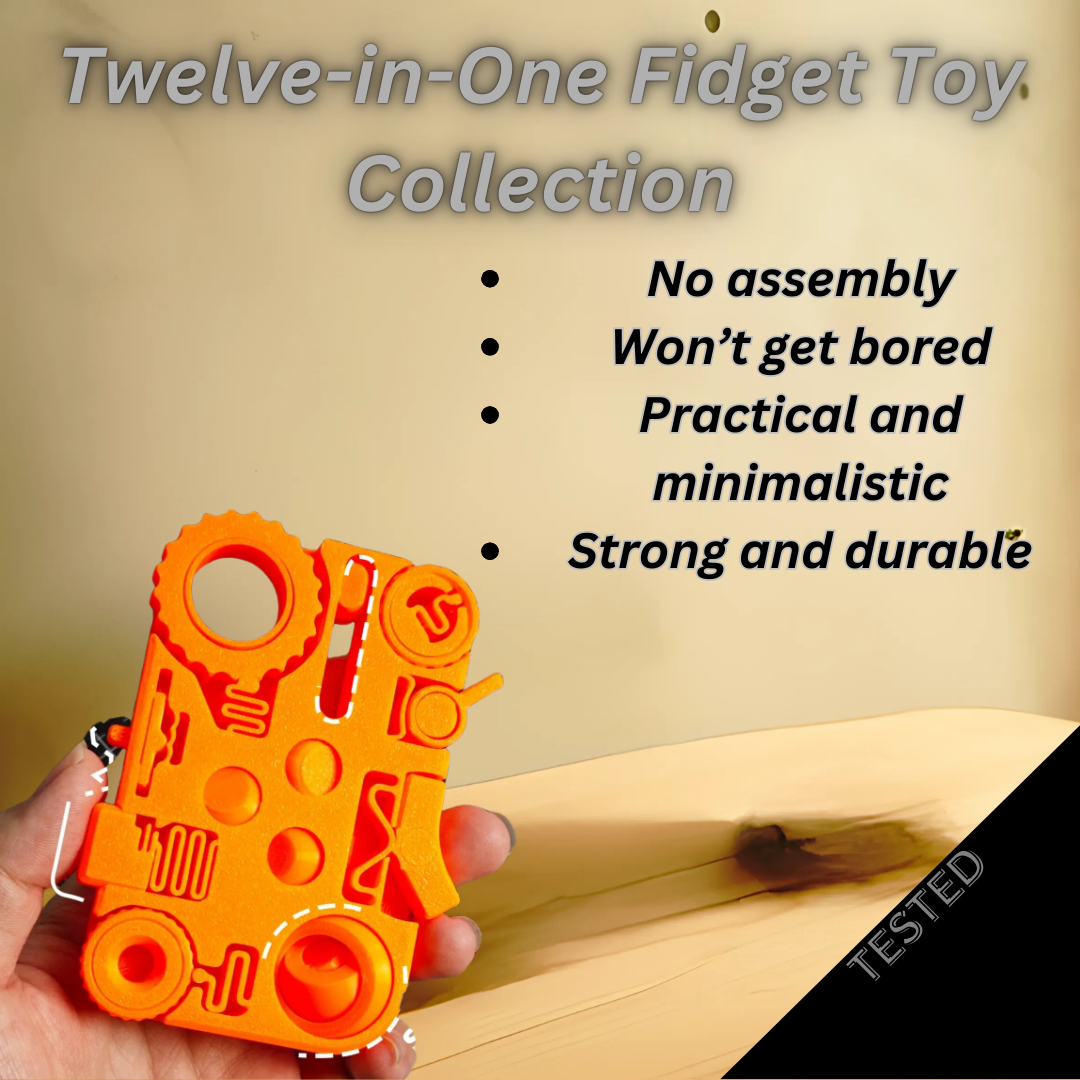 Twelve In One Fidget Toy Collection By Genginator1386 Download Free