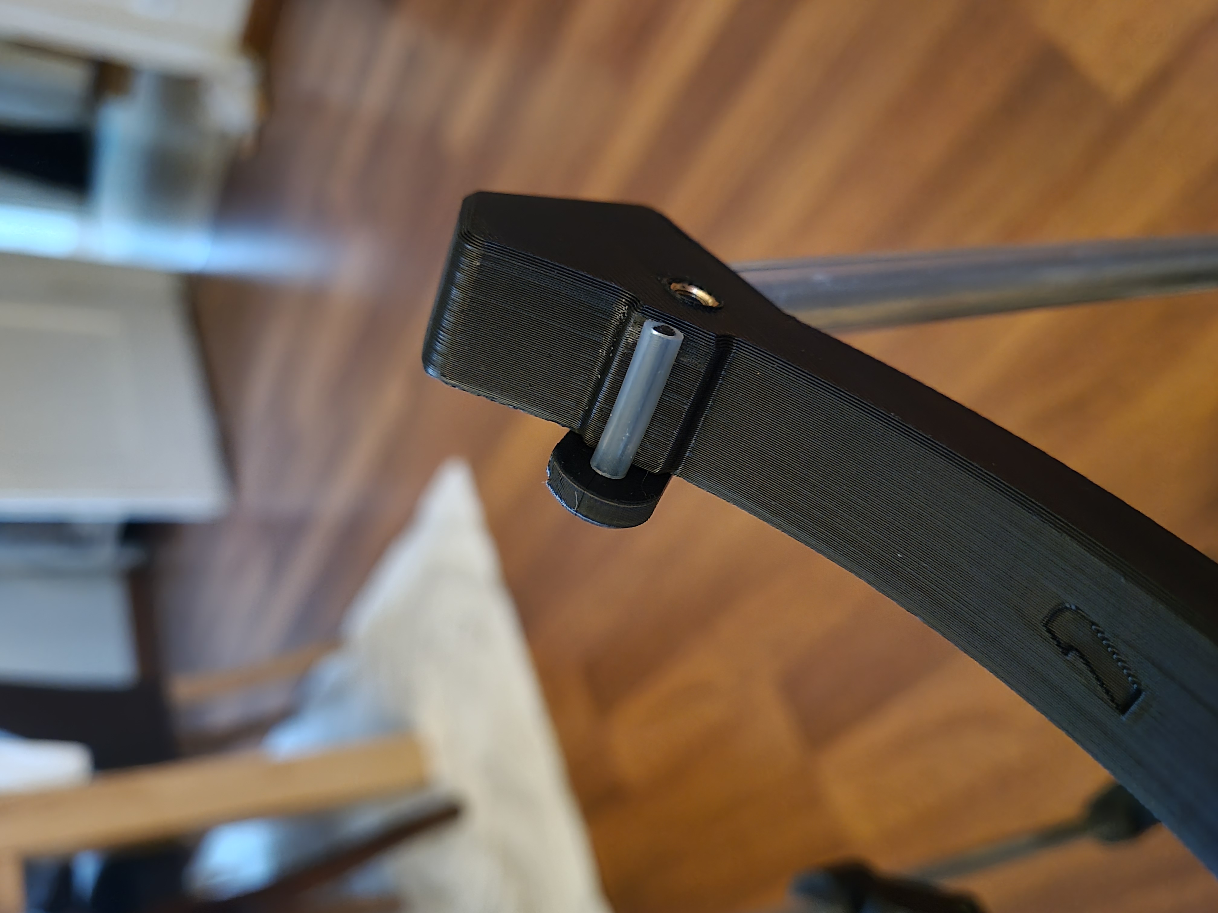 PTFE sliders for Marci's Mount