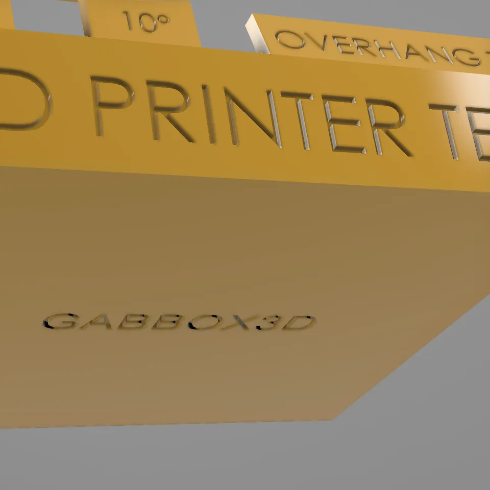 Complete 3D Printer test all in one (stress test, bed level test, retraction test, calibration test, tolerance test, support test) – 6. kép