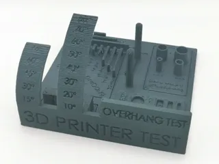 Complete 3D Printer test all in (stress test, bed level test, retraction test, calibration test, tolerance test, test) by Gabbox3D | free STL model | Printables.com