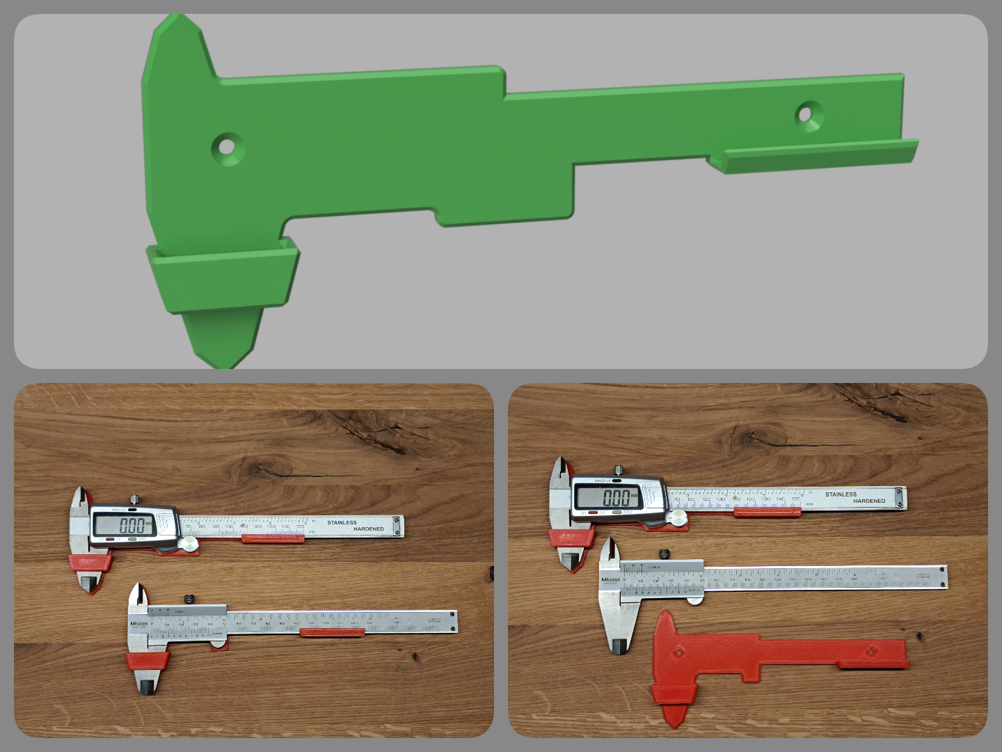 Caliper Holder - 4 Versions