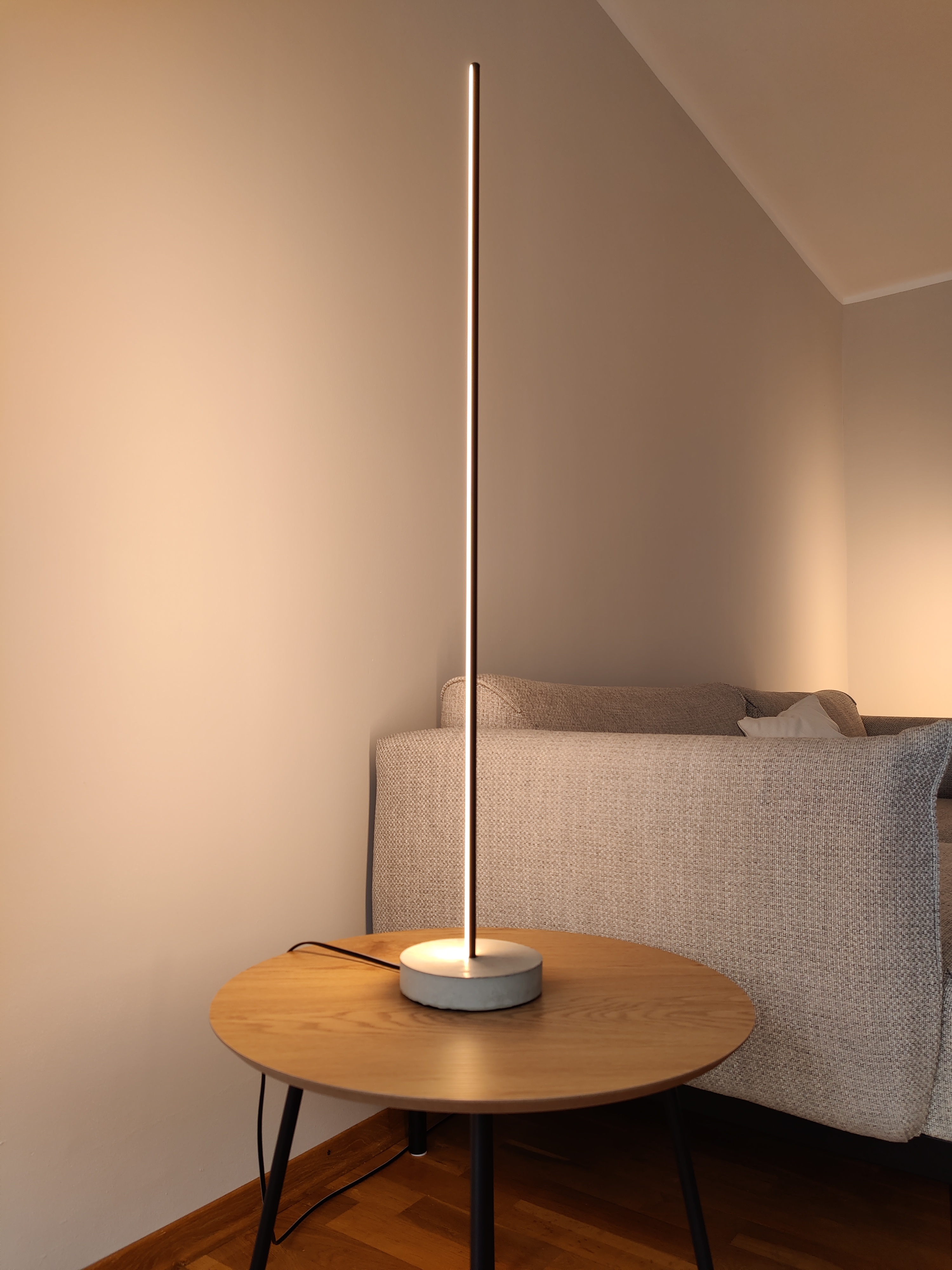 Minimalistic Concrete LED Table Light