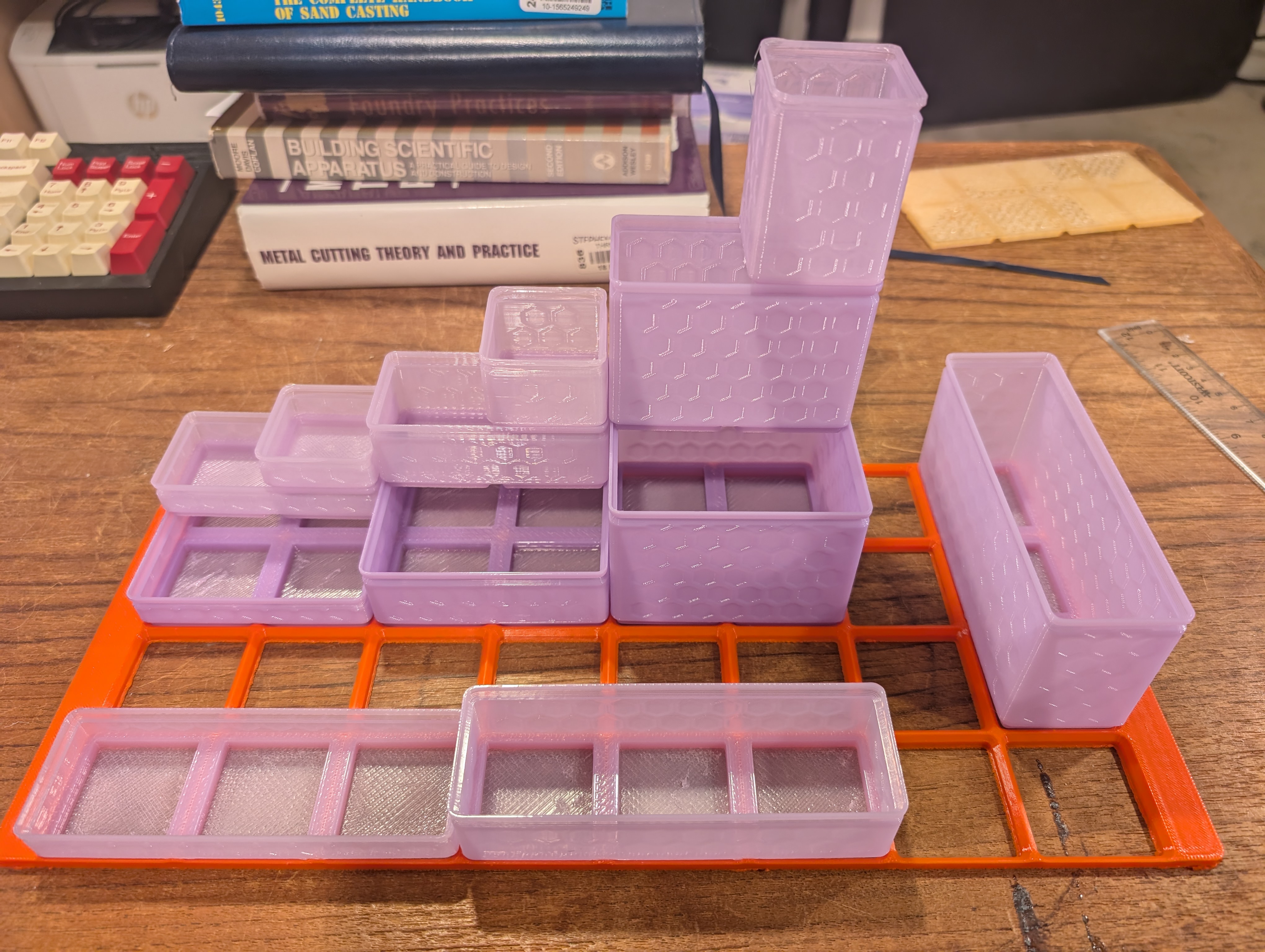 Gridfinity - Single print vase mode bins 3D model thumbnail