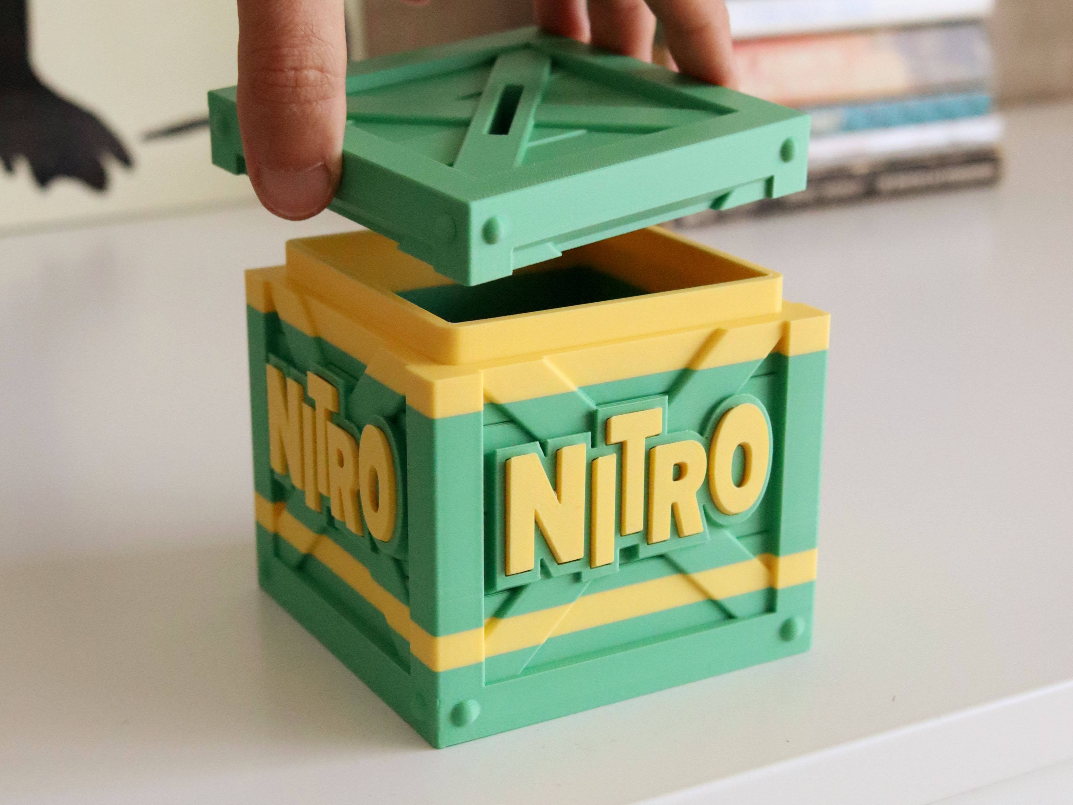 NITRO crate (Secret box + Piggy bank + Container)