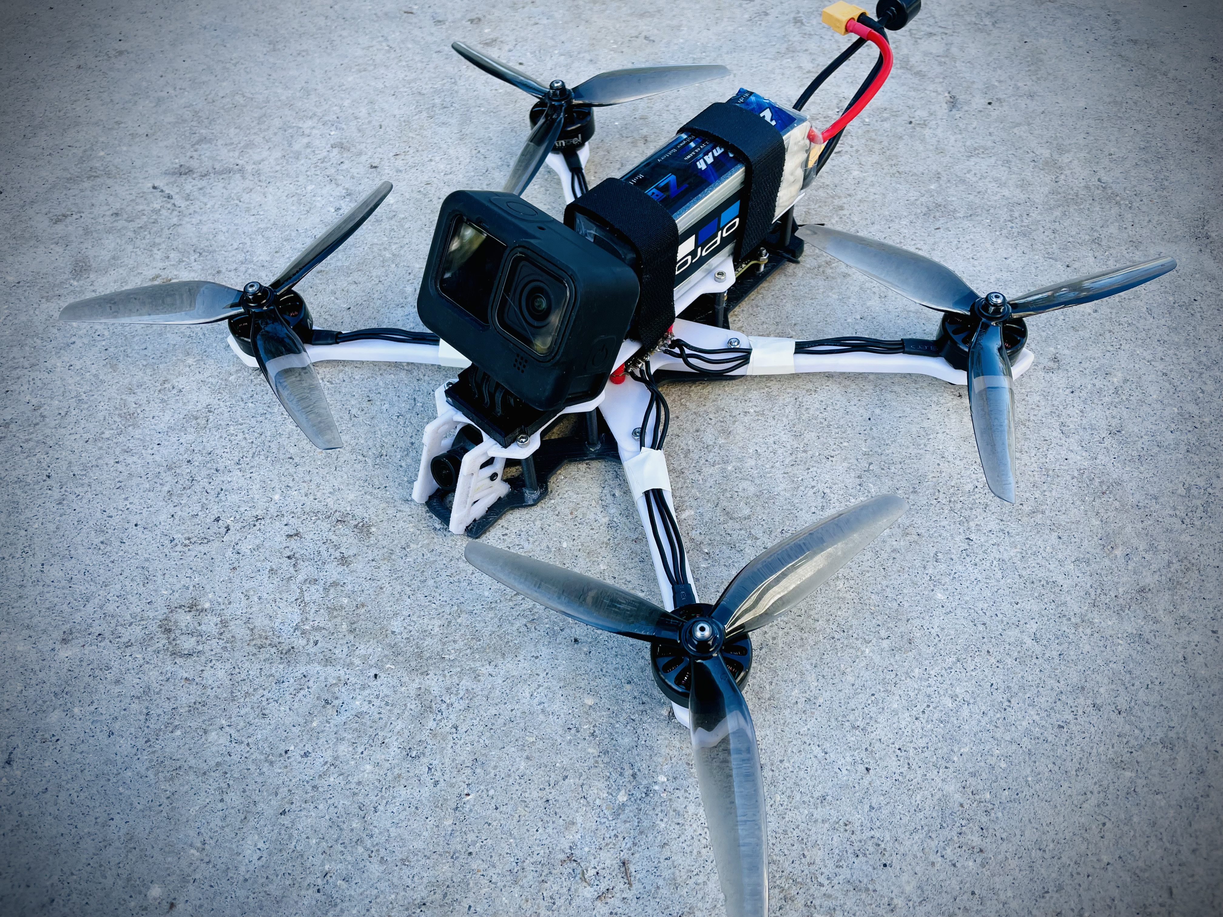 7" Drone parts for printing in carbon fiber or pla