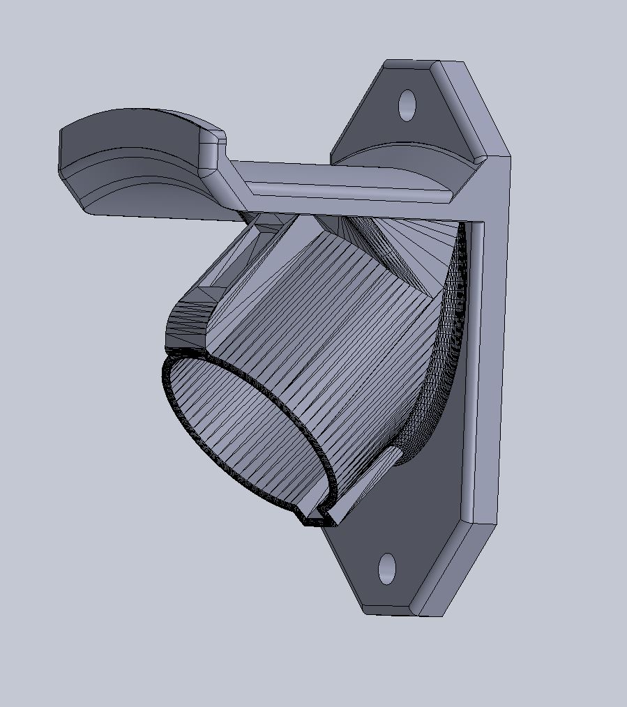 J1772 EV Charger Mount and Cable Hook - Remix