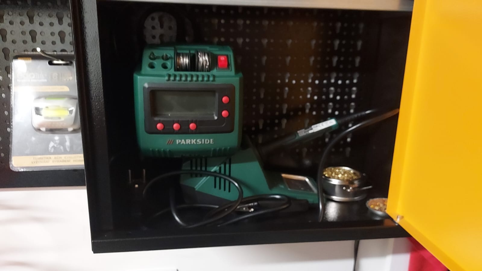 Parkside Solder Station - holder to wall organizer