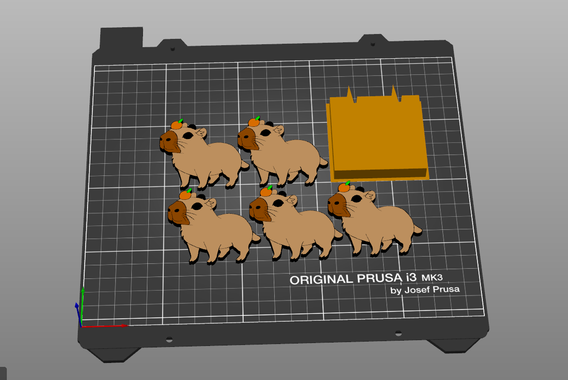 Miniatura 4 do modelo 3D Capybara Keychain