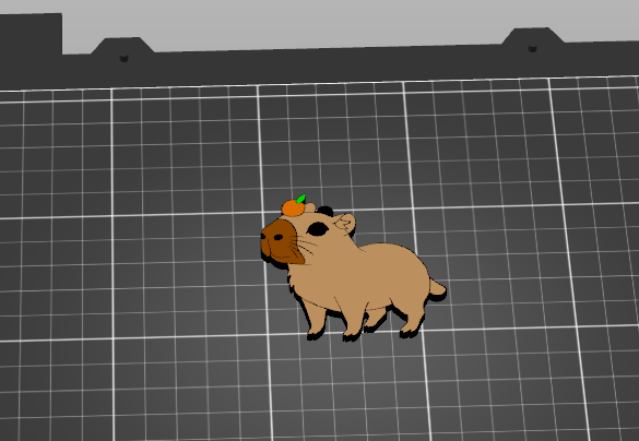 Miniatura 5 do modelo 3D Capybara Keychain