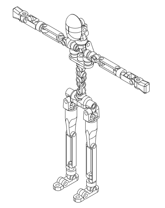 Over-engineered Stop Motion Puppet
