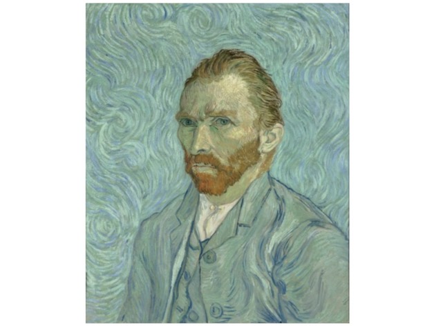Van Gogh Self Portrait Lithopane