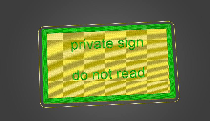 Do not read sign