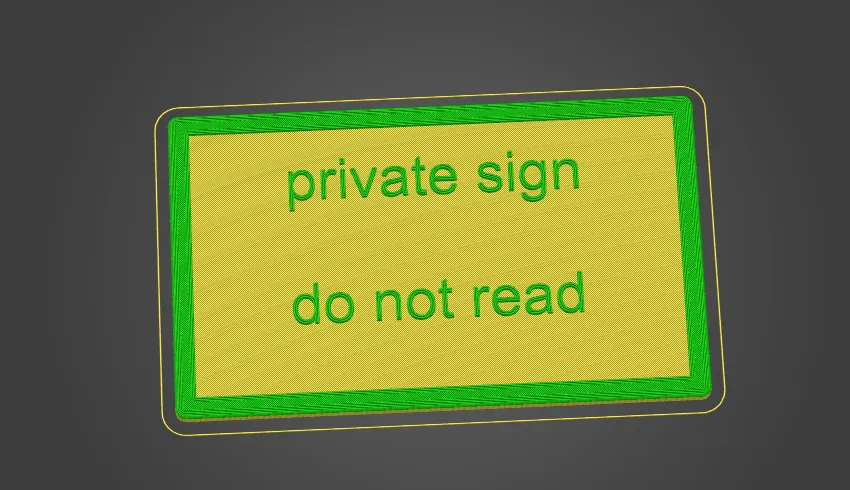 Do not read sign by SuperDude | Download free STL model | Printables.com