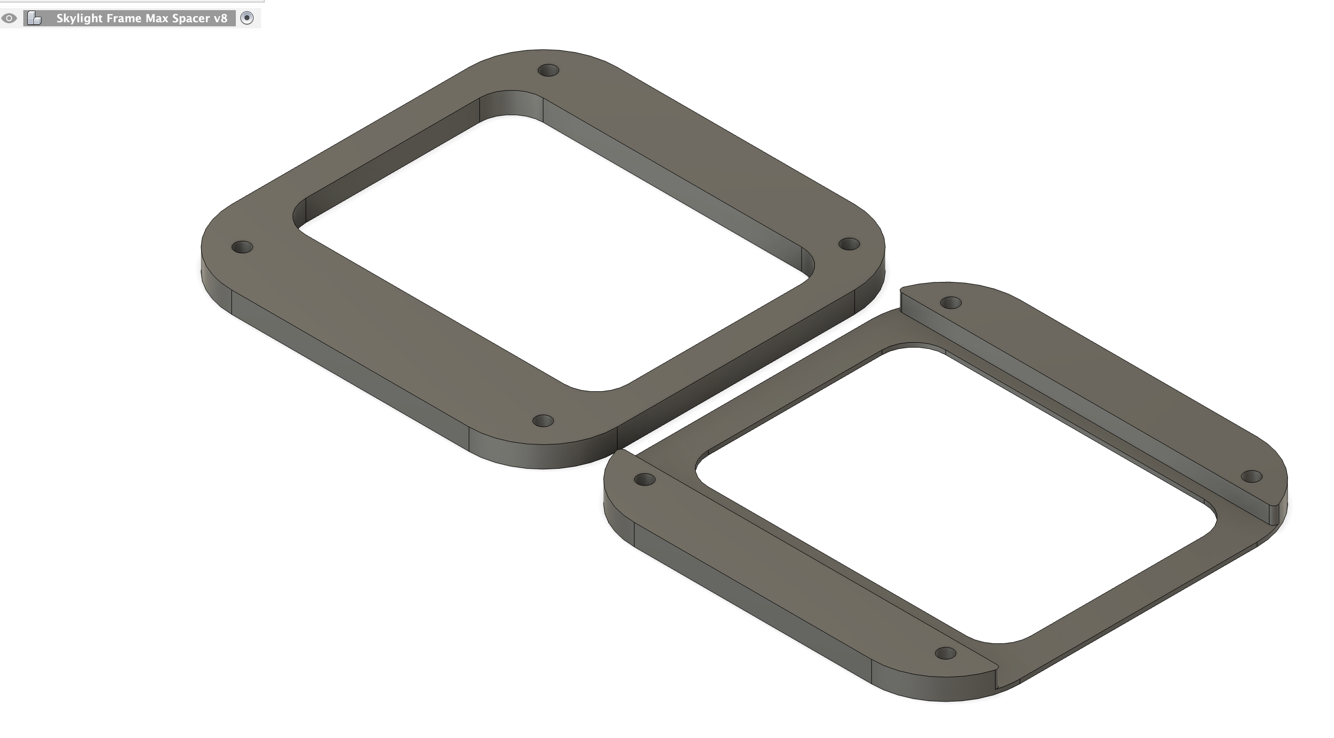 Skylight Max Frame Mounting Spacer