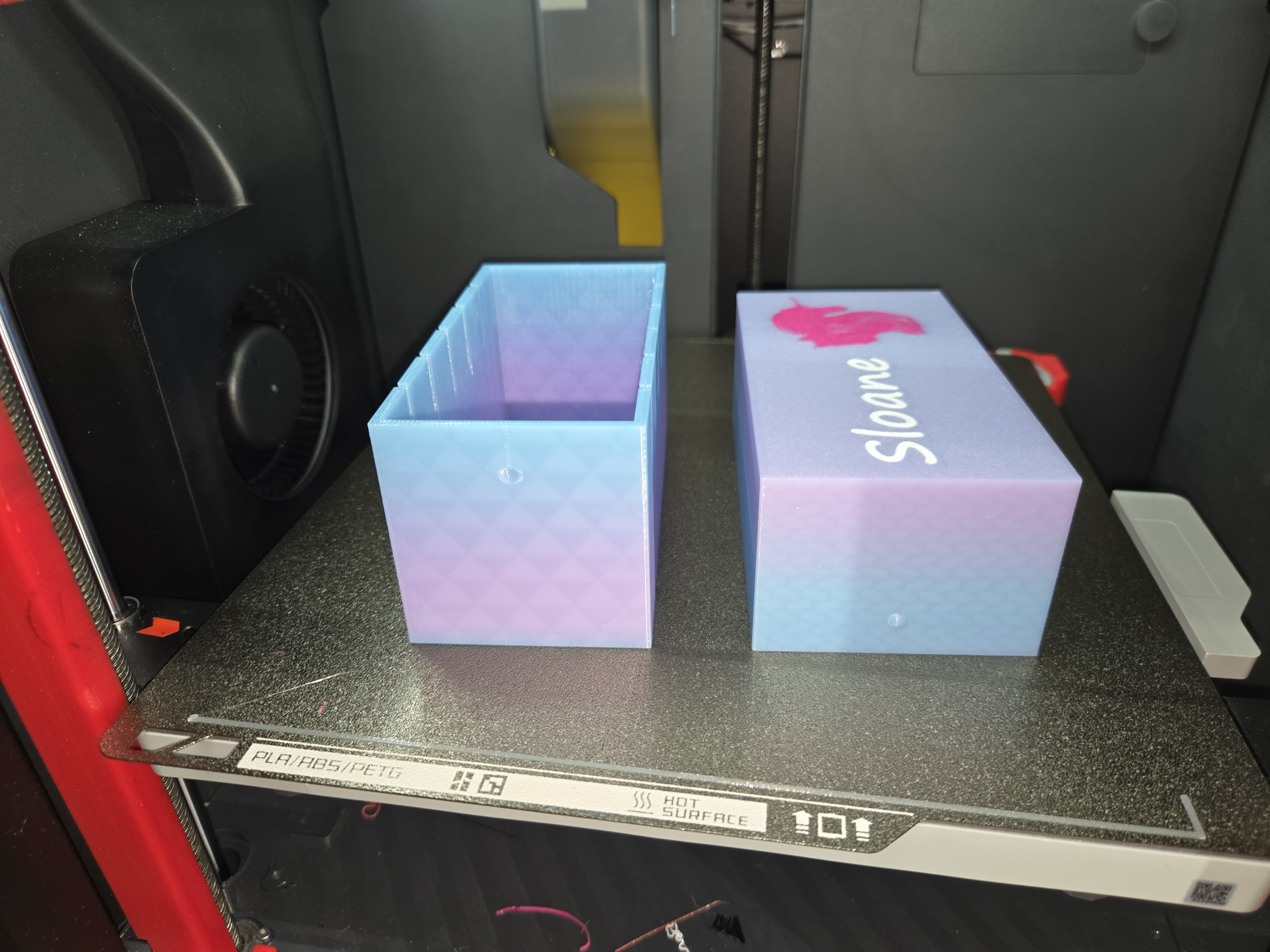 Yoto card box with secure lid
