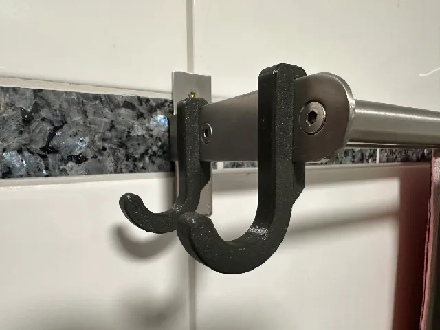 IKEA BROGRUND side hook - with screw for fixation, no wobble around