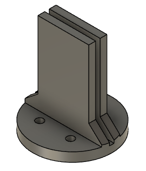 A2212 motor mount for control line airplane