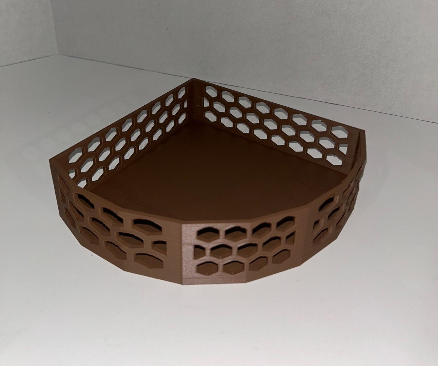 Miniatura 2 do modelo 3D Curved Corner Tray