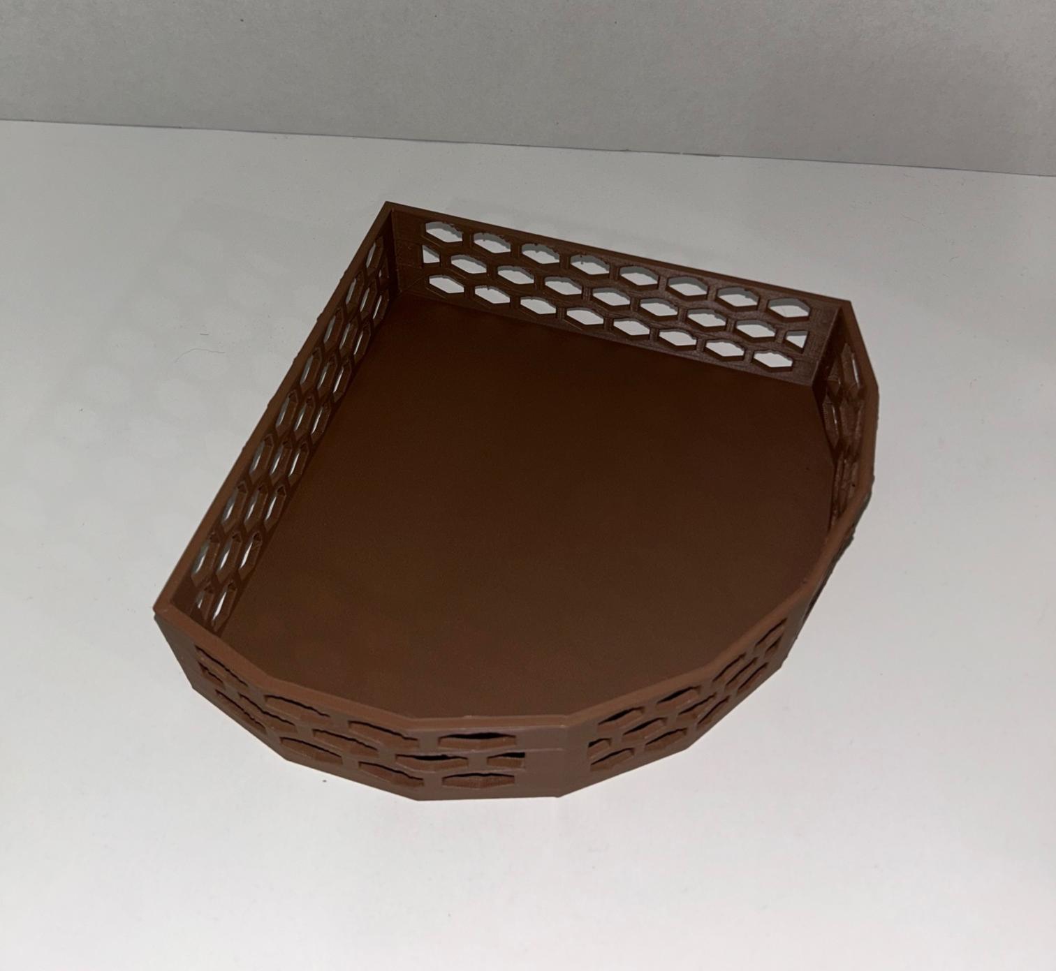 Miniatura 3 do modelo 3D Curved Corner Tray