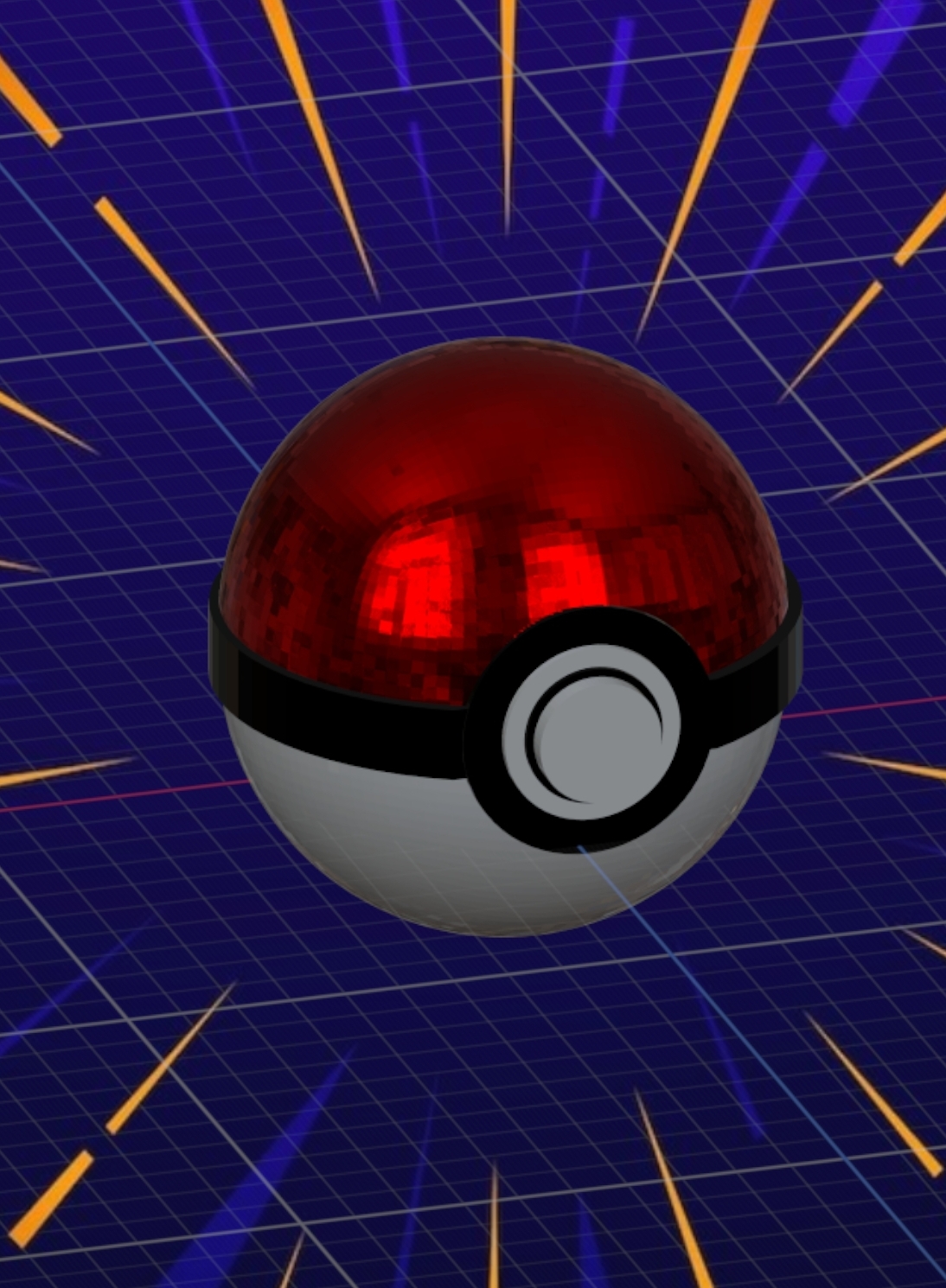Miniatura 2 do modelo 3D Pokeball