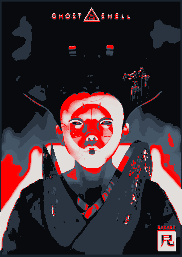 Ghost in the shell hueforge