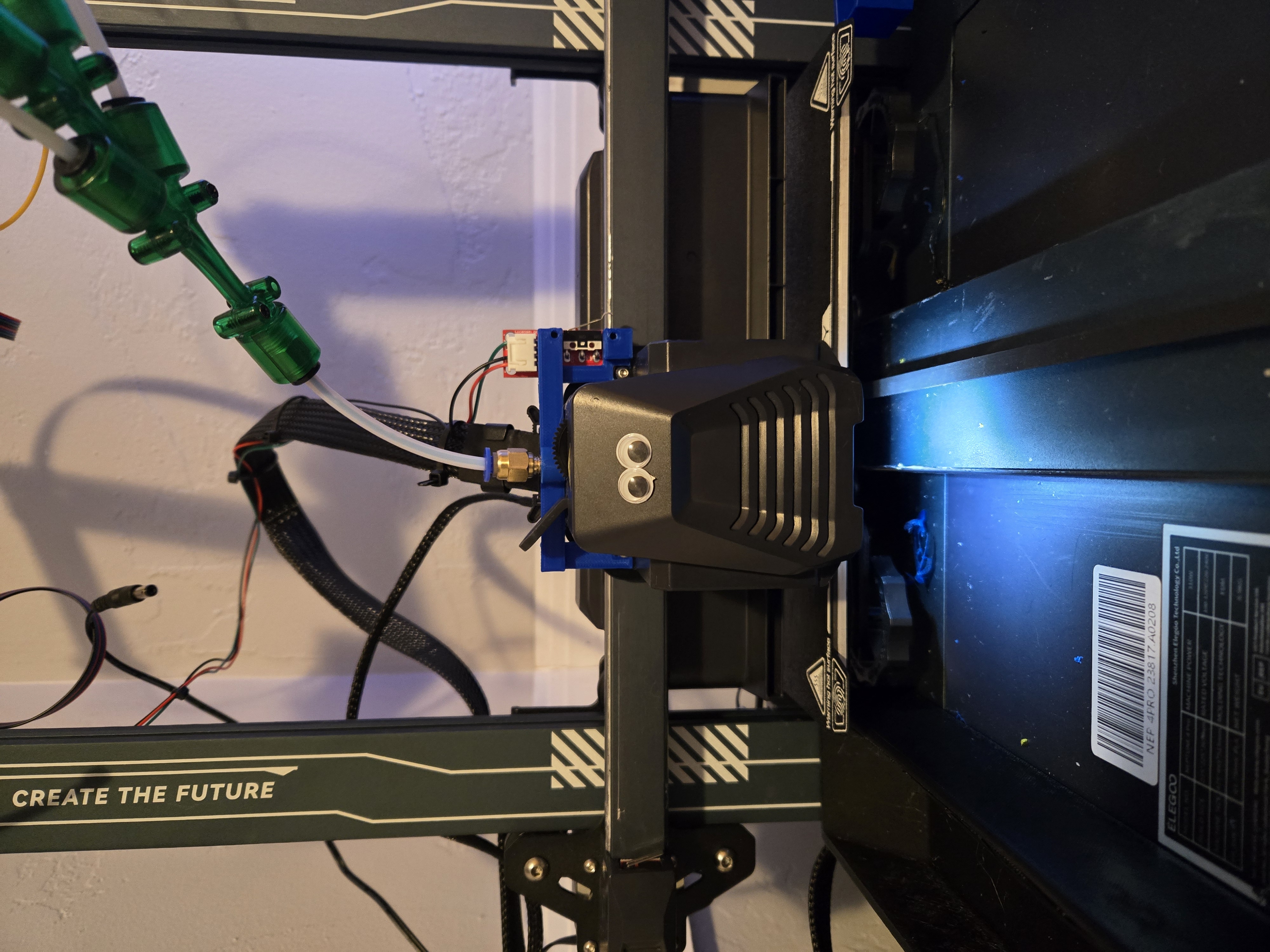 Elegoo Neptune 4 Pro 3D chameleon adapter