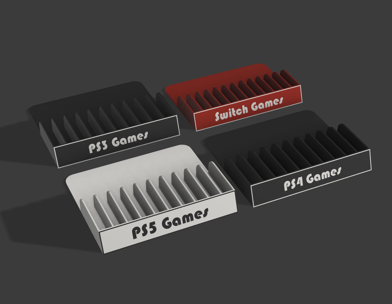 PS5/PS4/PS3/Nintendo Switch Game Holder/Display