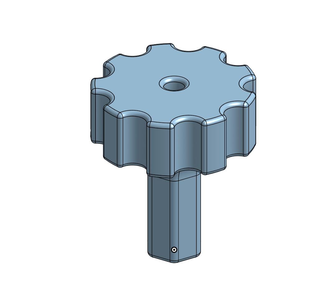 M5 Captive nut knob