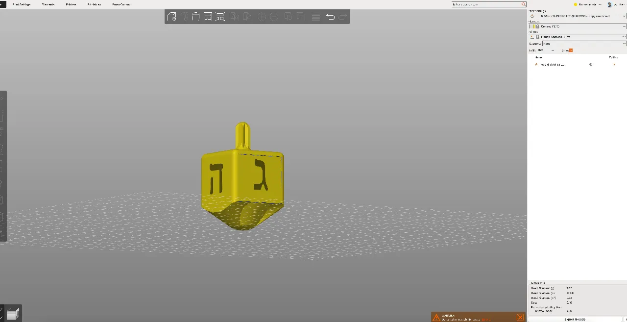 Loser Dreidel by Avi Ifrah | Download free STL model | Printables.com