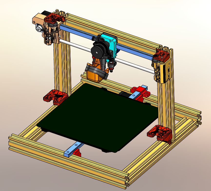 MK3 Bear mit Linear-Monorail X- und Y-Achse