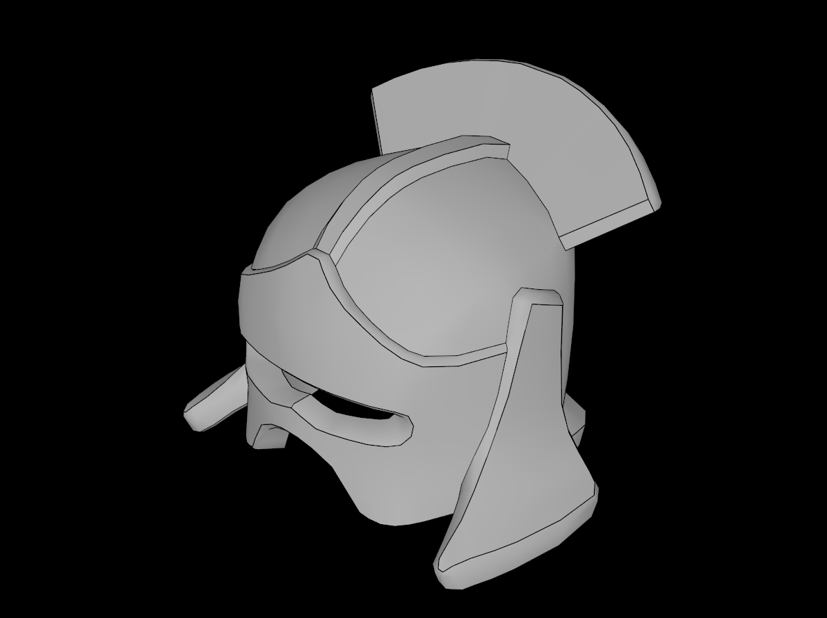 Lego Compatible (10051.dat) Minifig Helmet Castle Uruk-Hai with Lateral Comb