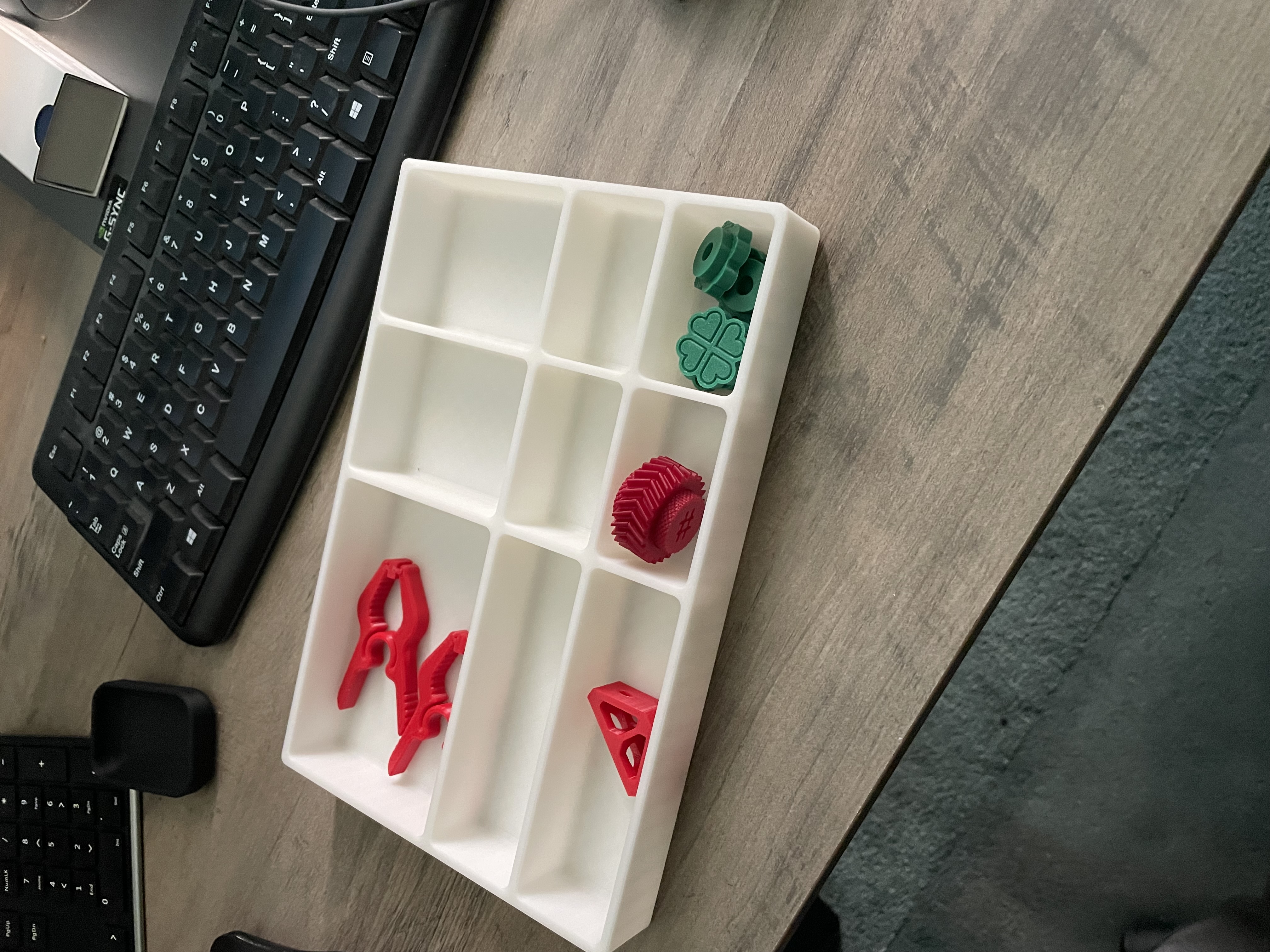 Partitioned Sorting Tray