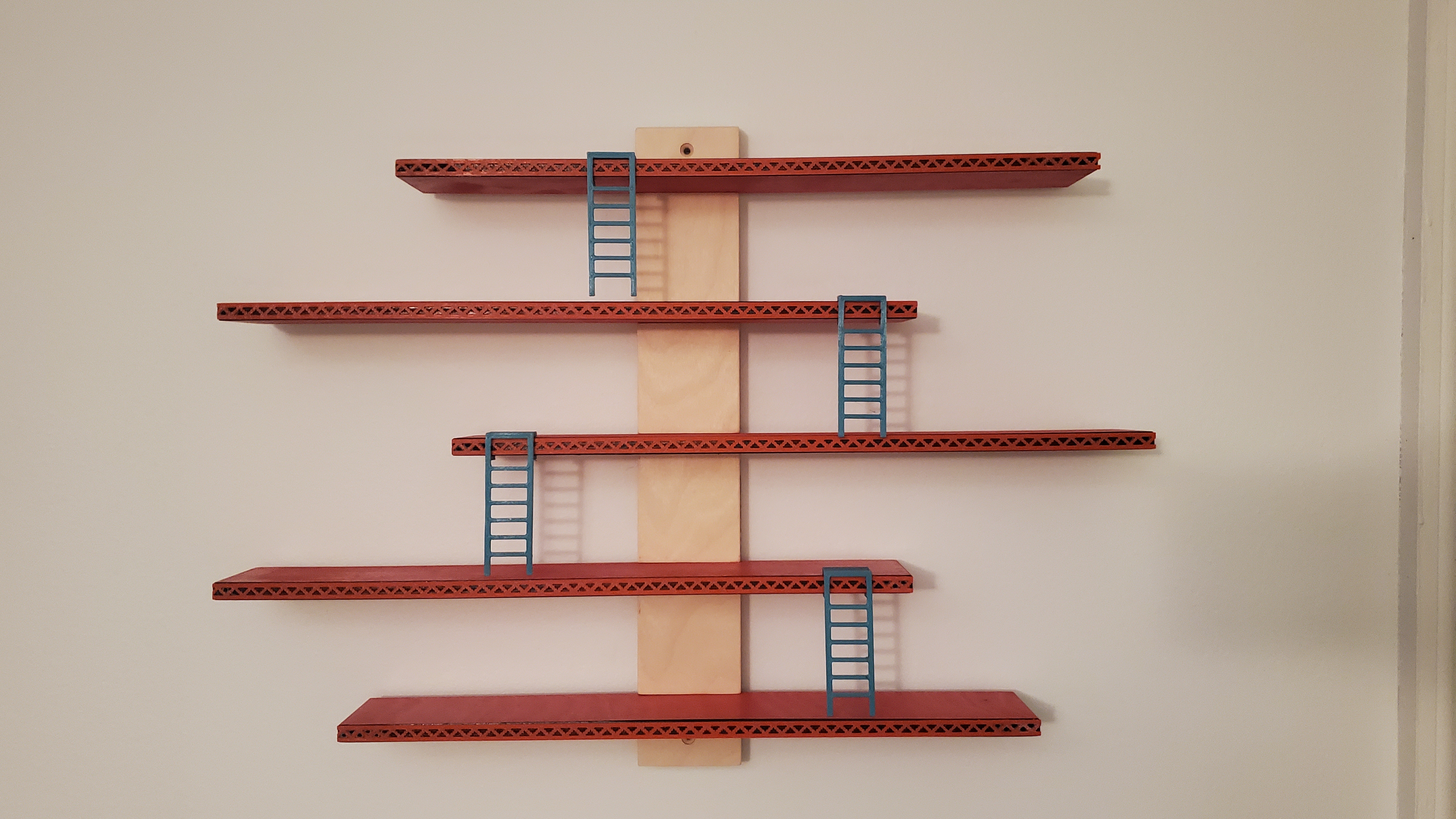 Donkey Kong Rail for IKEA LUSTIGT Shelf