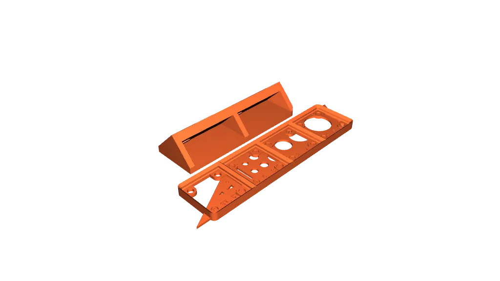 gridfinity angled mount 3x1 by DanielGaw | Download free STL model ...