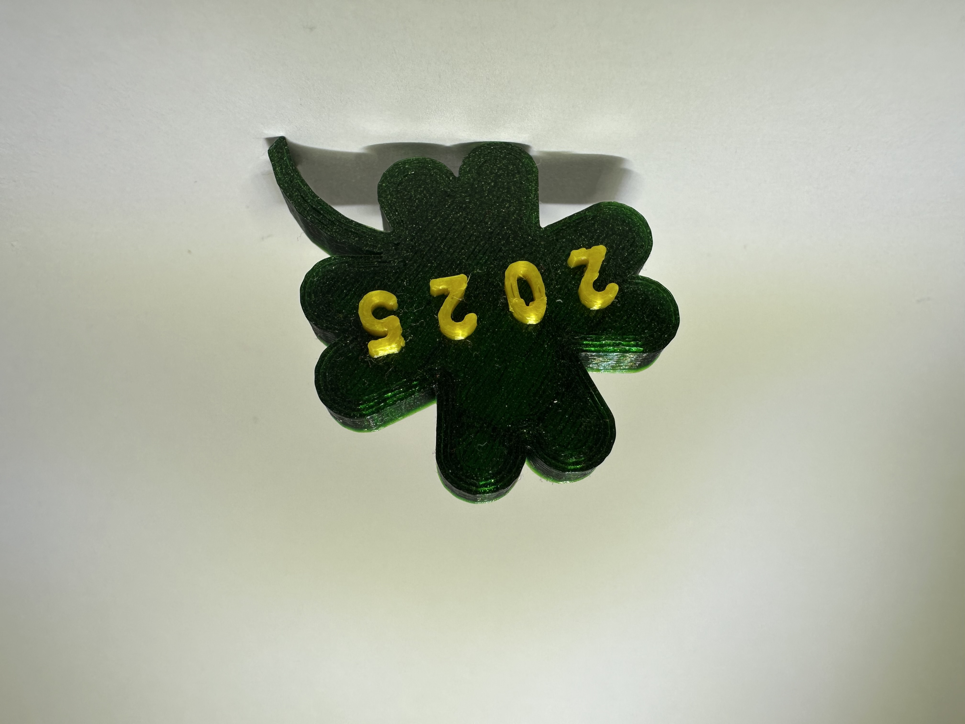 Lucky Charm - Lucky Leaf/Shamrock 2025 (no MMU-printer needed)