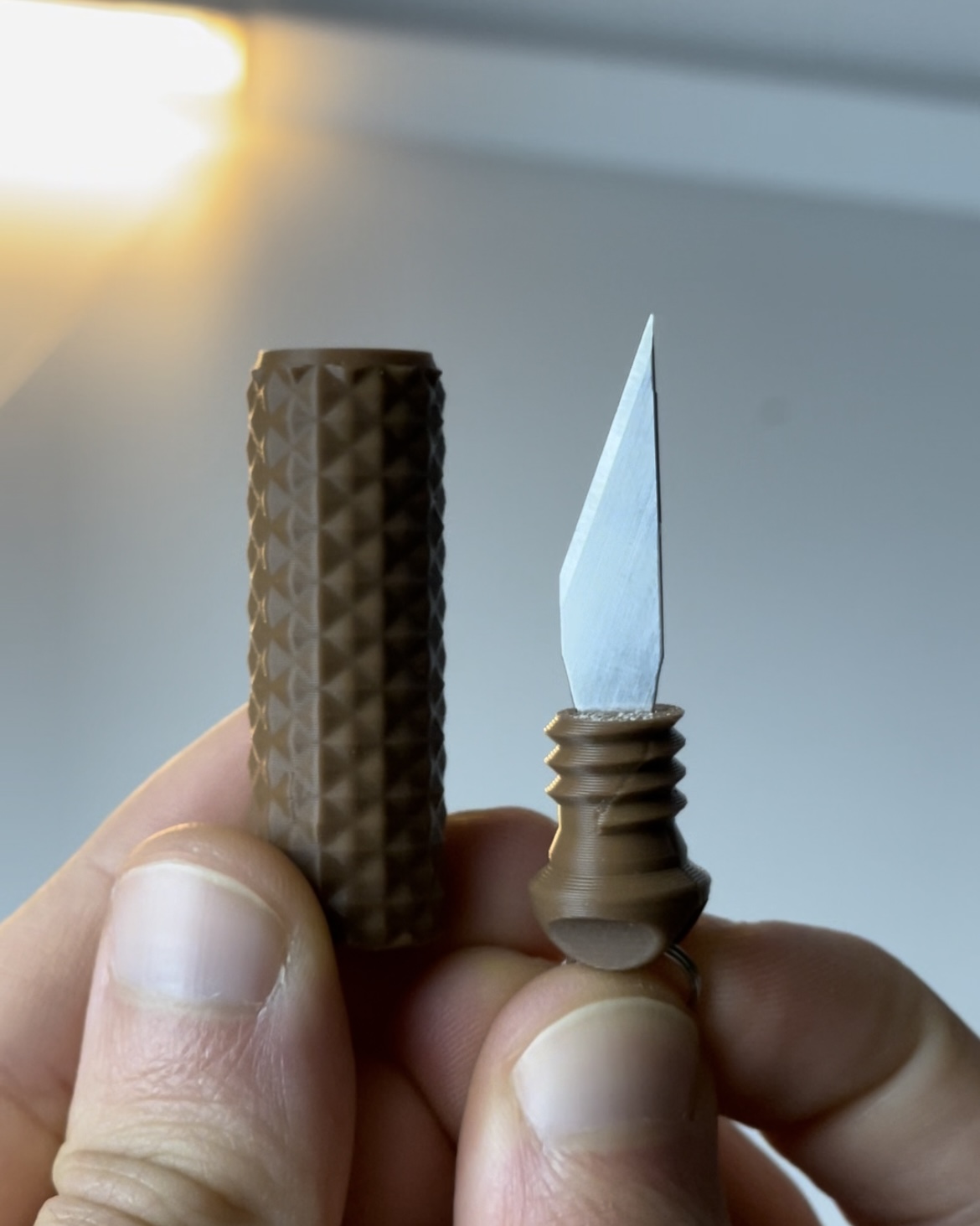 Exacto Knife Keychain 3D model thumbnail