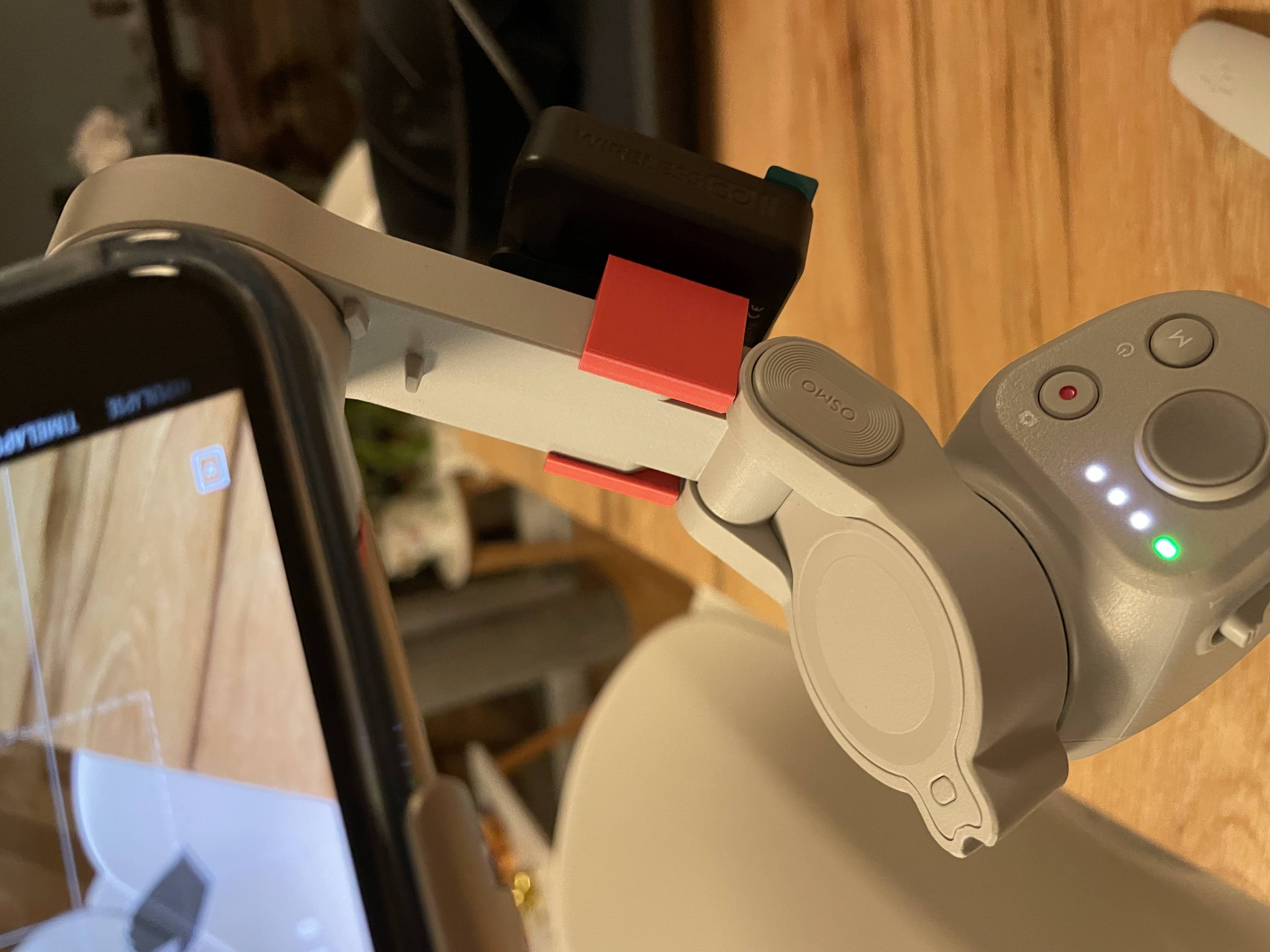 DJI OM4 Cold Shoe Mount by FerTech Download free STL model