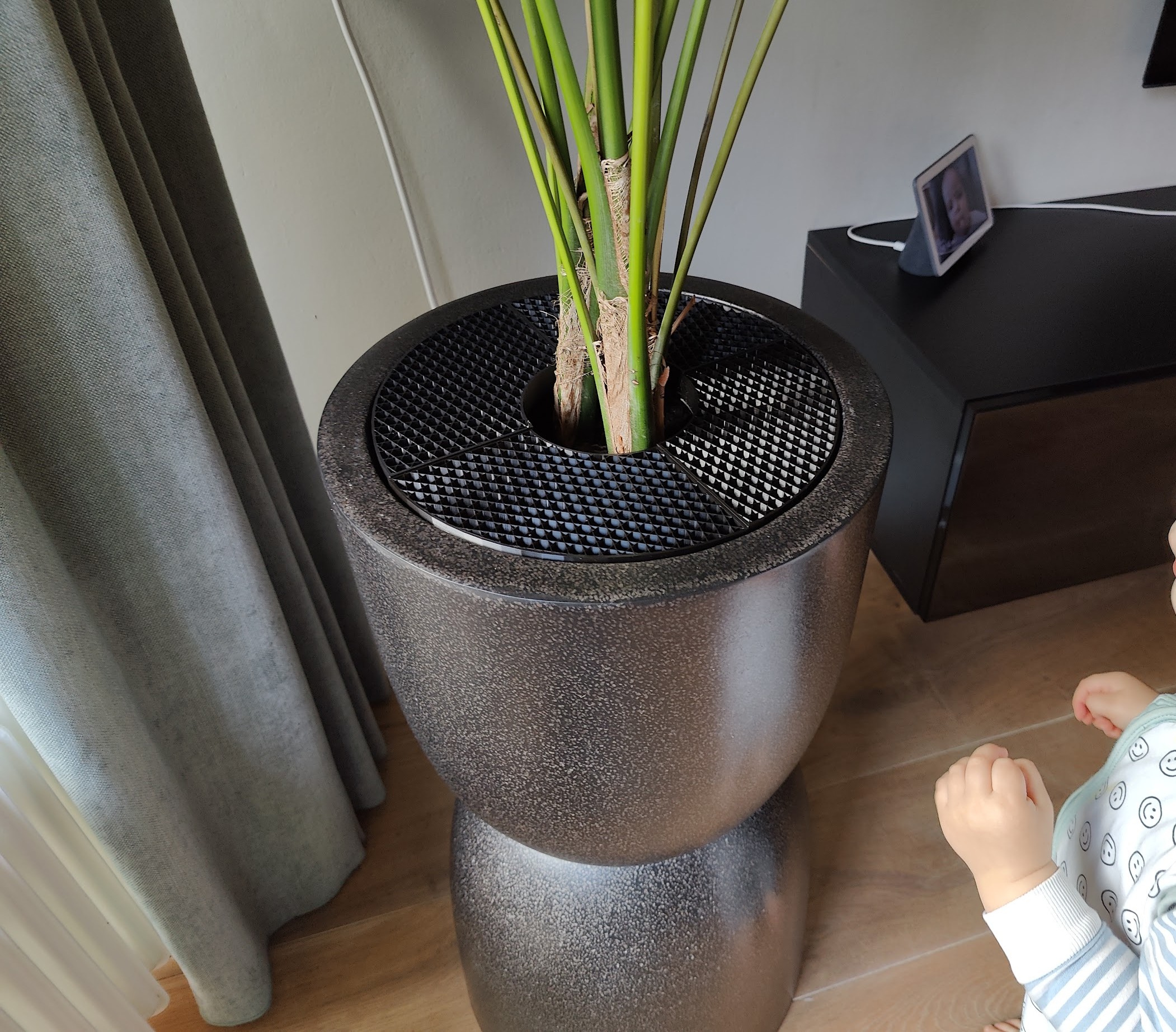 Plant pot protector for toddlers