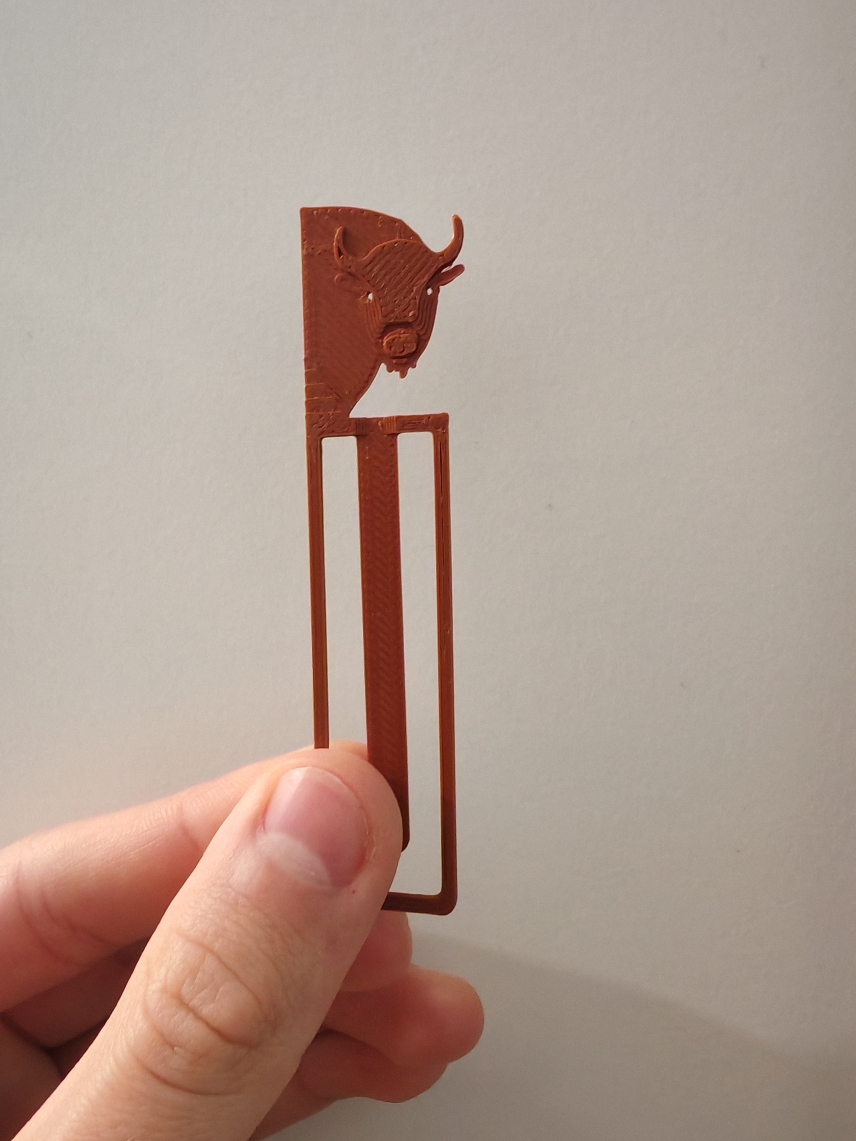 Żubr (Polish bison) bookmark (Or basically any bison)