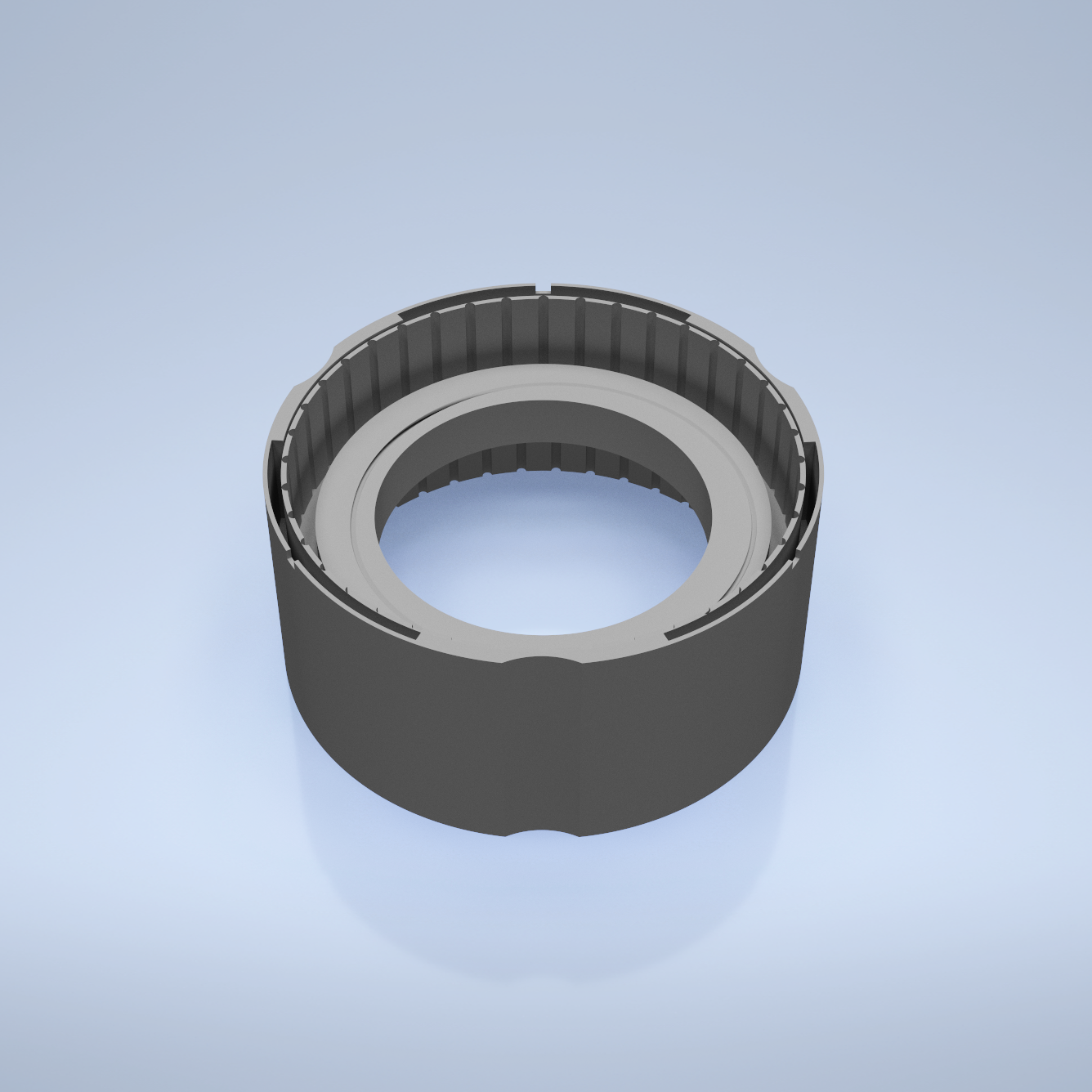 Threaded Prusament Masterspool DAS Filament (Diameter: 102 mm, Width: 47 mm, 3 zip tie pockets)