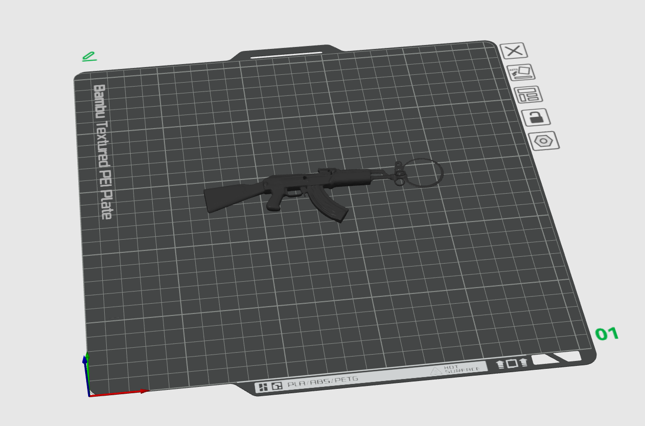 AK47 Keychain