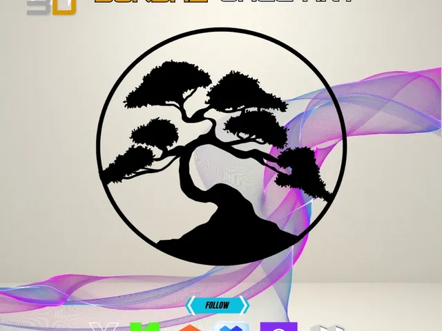 Minimalist Bonsai Tree Wall Art – 3D Printable Design