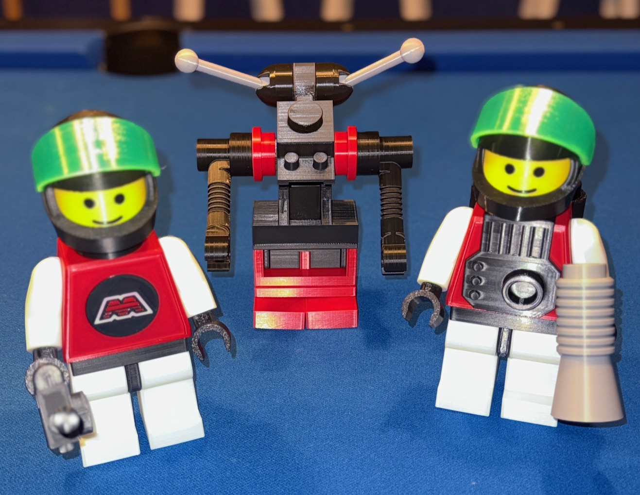 Classic Space M:Tron Brick MegaFigures (5:1 Scale)