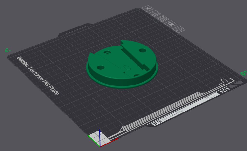 Catch Cover Quick Disk Wall Mount