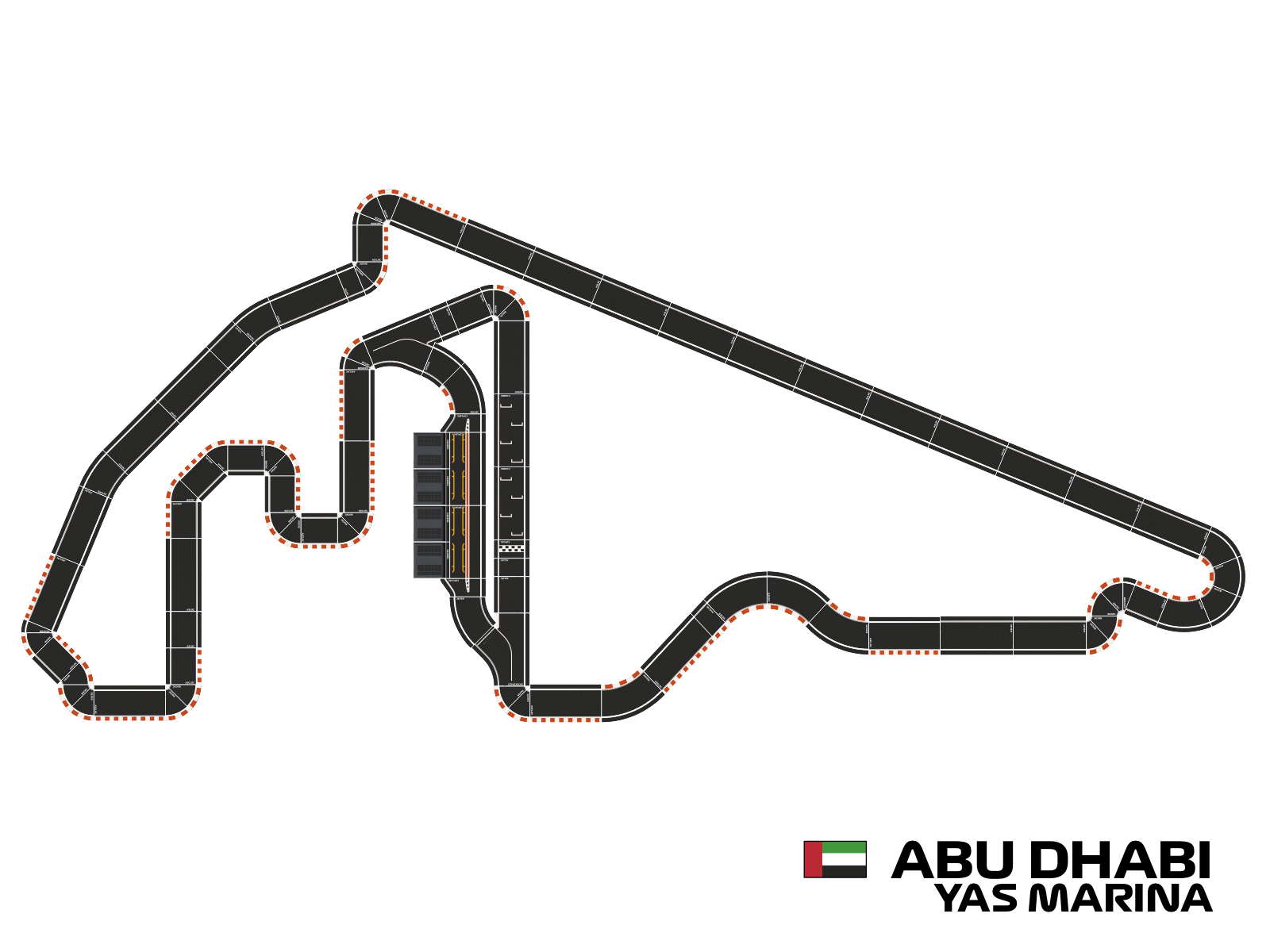 Racing Circuits - building kit - Abu Dhabi Grand Prix